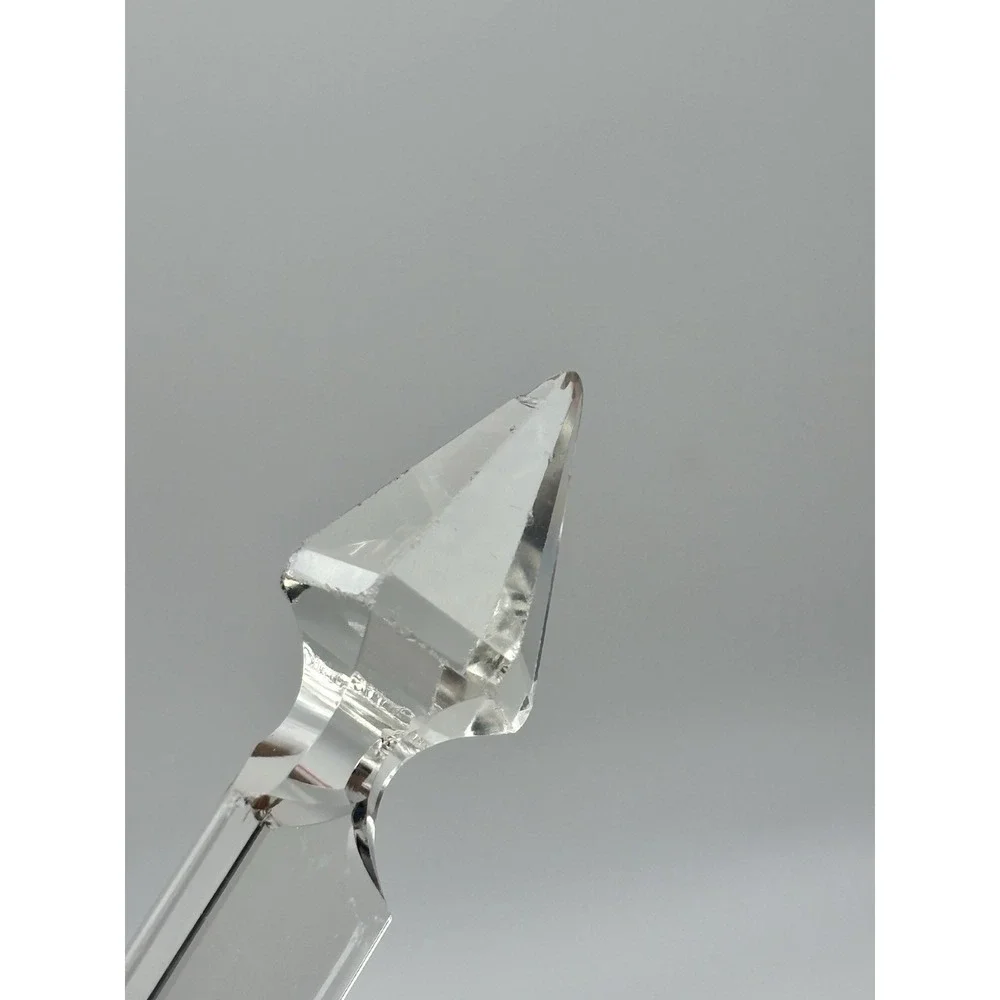 Chandelier Crystal Prism Spear Spike Lot of 8 Vintage *chips